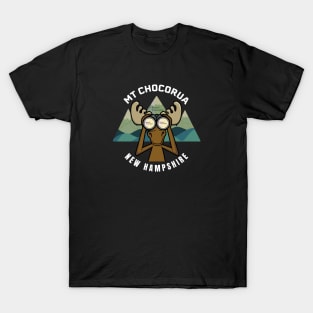 Mt Chocorua Moose Binoculars - Dark Shirts T-Shirt